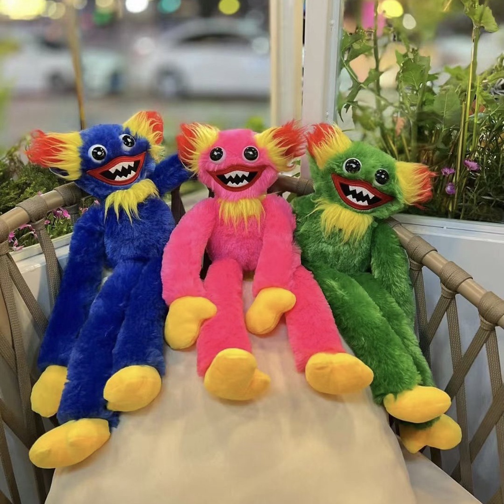 Đồ chơi nhồi bông Hình Nhân Vật Huggy Wuggy Mềm Mại Kích Thước 45CM Trang Trí Phòng