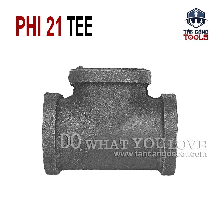 Tê Ống Nước Phi 21 - Gang Xám