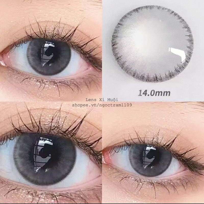 Lens mắt kính áp tròng màu xám MH5123/271có độ cận