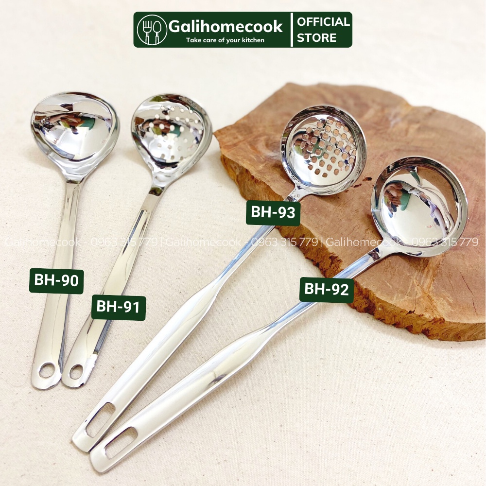 Muôi múc canh INOX 304 (Vá múc canh, ăn lẩu) Môi múc canh cao cấp,sang trọng  Châu Âu | GaliHomecook Soup ladle