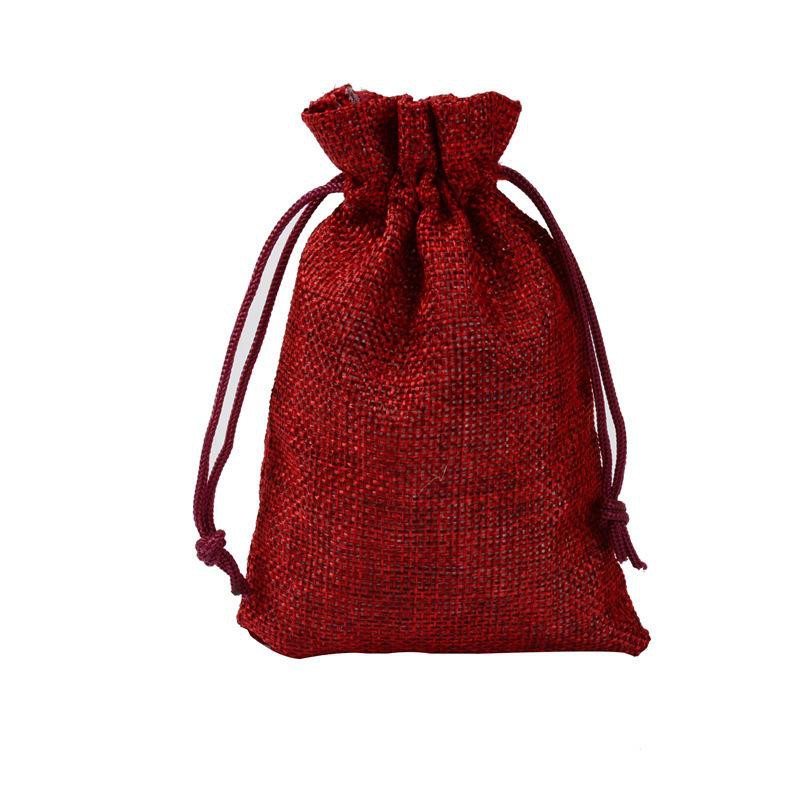 Túi vải trơn nhiều màu size nhỏ có dây rút đựng hoa thơm, hạt cafe