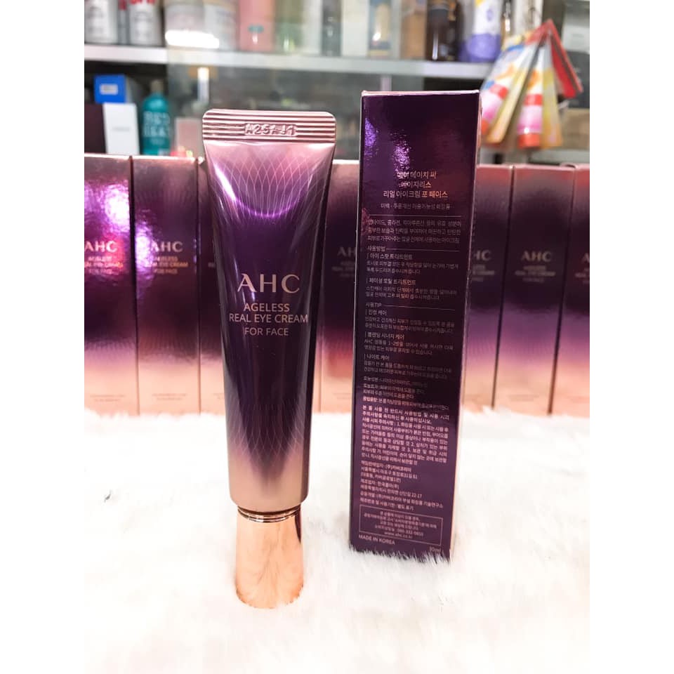 Kem Dưỡng Mắt Cải Thiện Nếp Nhăn AHC Ageless Real Eye Cream For Face 12ml - 30ml | BigBuy360 - bigbuy360.vn