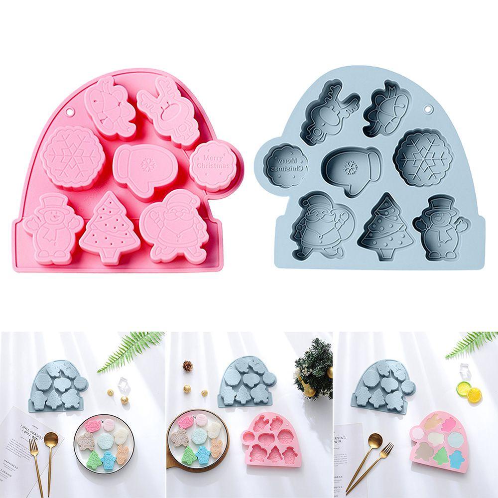 Khuôn Silicone Làm Bánh Chủ Đề Giáng Sinh Đáng Yêu