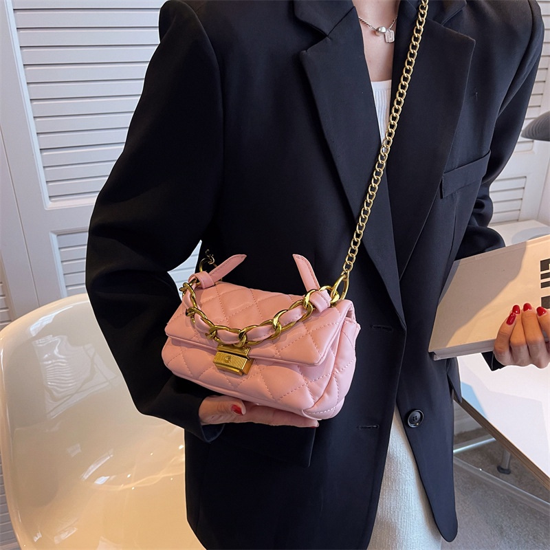 Túi Đeo Chéo Nhỏ Thêu Họa Tiết Hình Thoi Thời Trang Mùa Hè 2022 Gylb1388