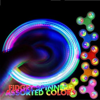 Con quay FIDGET SPINNER (Có đèn LED 3 màu)- Đồ chơi hot nhất 2017