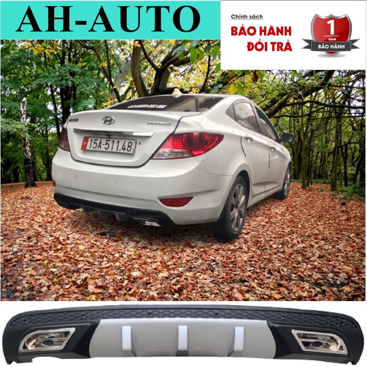 Lippo, Lip Chia Pô,Ốp Cản Sau Cho xe Accent Hàng Cao Cấp Loại 1