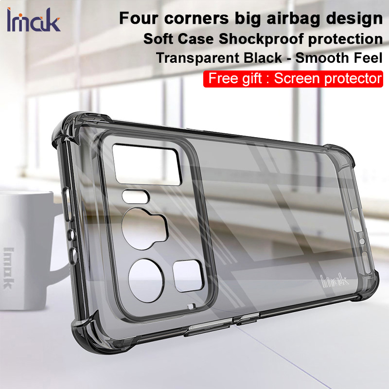 Ốp Điện Thoại IMAK Bằng Tpu Mềm Trong Suốt Chống Sốc Cho Xiaomi Mi 11 Ultra