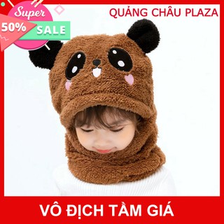 [ siêu ấm ] Mũ len bông con nhỏ gấu Panda