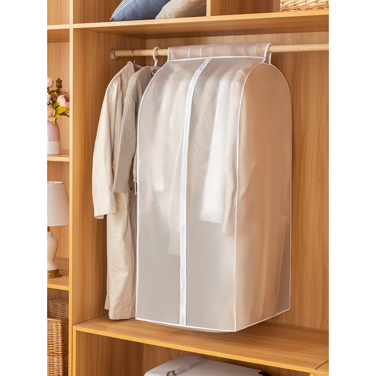 Túi bọc quần áo chống bụi, bọc áo chống bụi bigsize vải dày chống thấm nước có khóa kéo