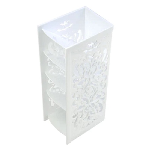 Daiso Hộp Cắm Bút Slantwise Pen Stand White