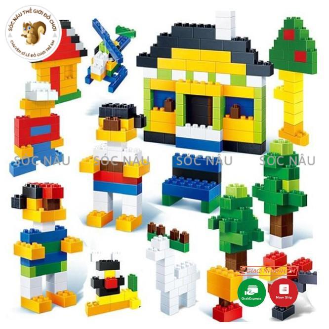 BỘ LEGO 1000 CHI TIẾT - ĐỒ CHƠI GIÁO DỤC/ Bộ ghép hình cho bé luyện tính kiên nhẫn, sáng tạo, 1000 PCS