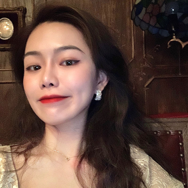 Hoa tai bạc 925 hình bông hoa làm thủ công phong cách sang trọng cho nữ