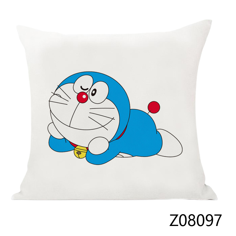 Vỏ Gối Họa Tiết Hoạt Hình Doraemon Dễ Thương Phong Cách Nhật Bản