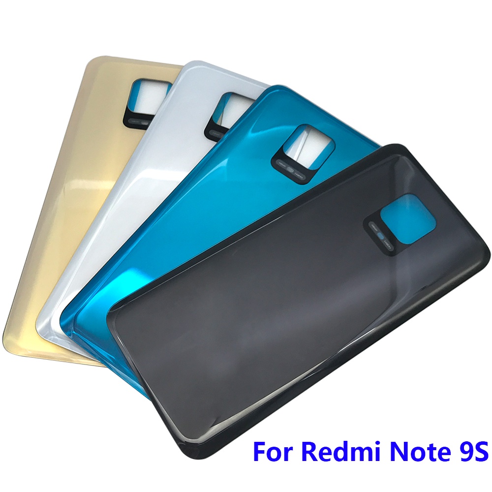 Mới Ốp Điện Thoại Mặt Kính In LOGO Thời Trang Sang Trọng Kèm LOGO Cho Xiaomi Redmi Note 9S