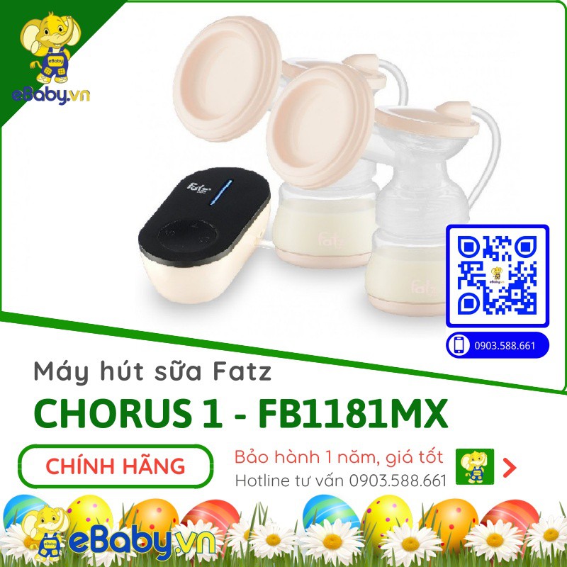 Máy hút sữa điện đôi Fatz Baby Chorus 1  FB1181MX