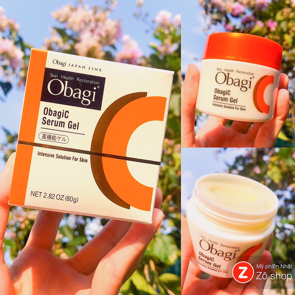 Gel đa năng dưỡng trắng, giảm thâm sạm, tăng sắc tố sau peel lột, se khít lỗ chân lông cao cấp Ôbagi C Serum Gel (80g)