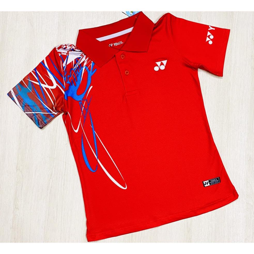Áo cầu lông nam Yonex thun lạnh, mẫu đẹp, hút mồ hôi tốt, hàng nhập 2022