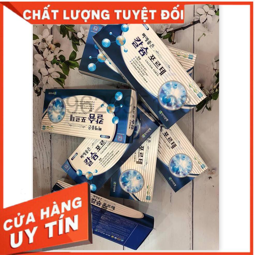 Viên uống bổ sung canxi HANMI Hàn Quốc hộp màu xanh 120 viên - 400mg (Calcium Forte)