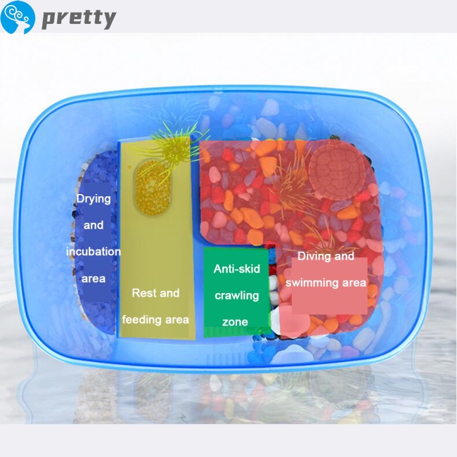 Hồ nuôi rùa bằng nhựa có mái nhà