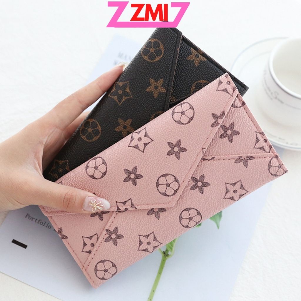 Ví nữ cầm tay đẹp, Ví nữ nhiều ngăn da pu mềm mại bền đẹp cho phải đẹp ZMI V04