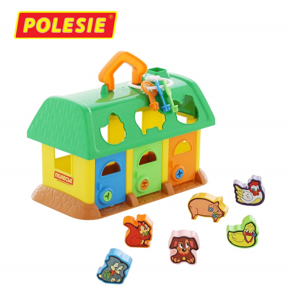 Bộ đồ chơi thả hình Ngôi nhà thú cưng Pets House – Polesie Toys