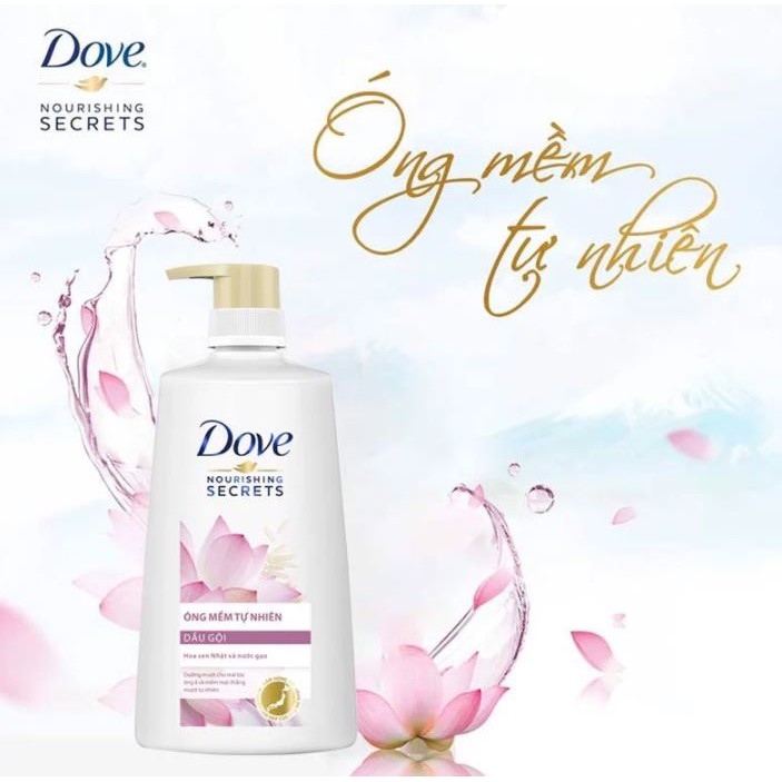 Dầu Gội Vào Nếp Suôn Mượt, Óng Mềm Tự Nhiên Và Ngăn Tóc Gãy Rụng DOVE Nourishing Secret