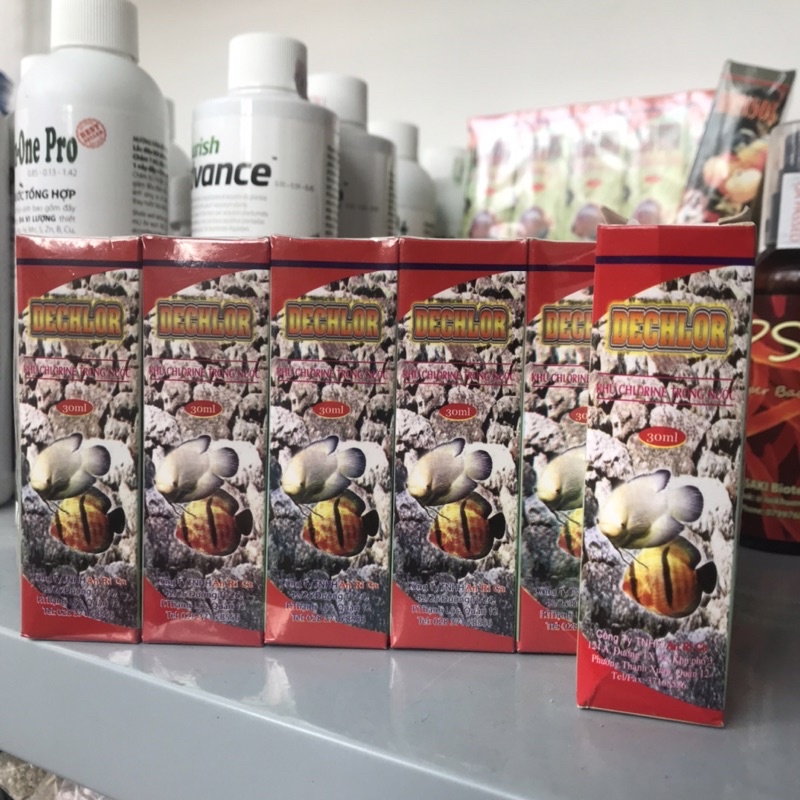 Dung Dịch Khử Clo Nước Máy DECHLOR Cho Bể Thủy Sinh, Hồ Cá