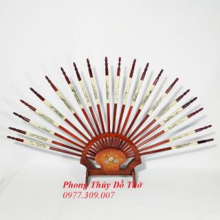 Đũa thờ bộ 10 đôi bằng gỗ đẹp