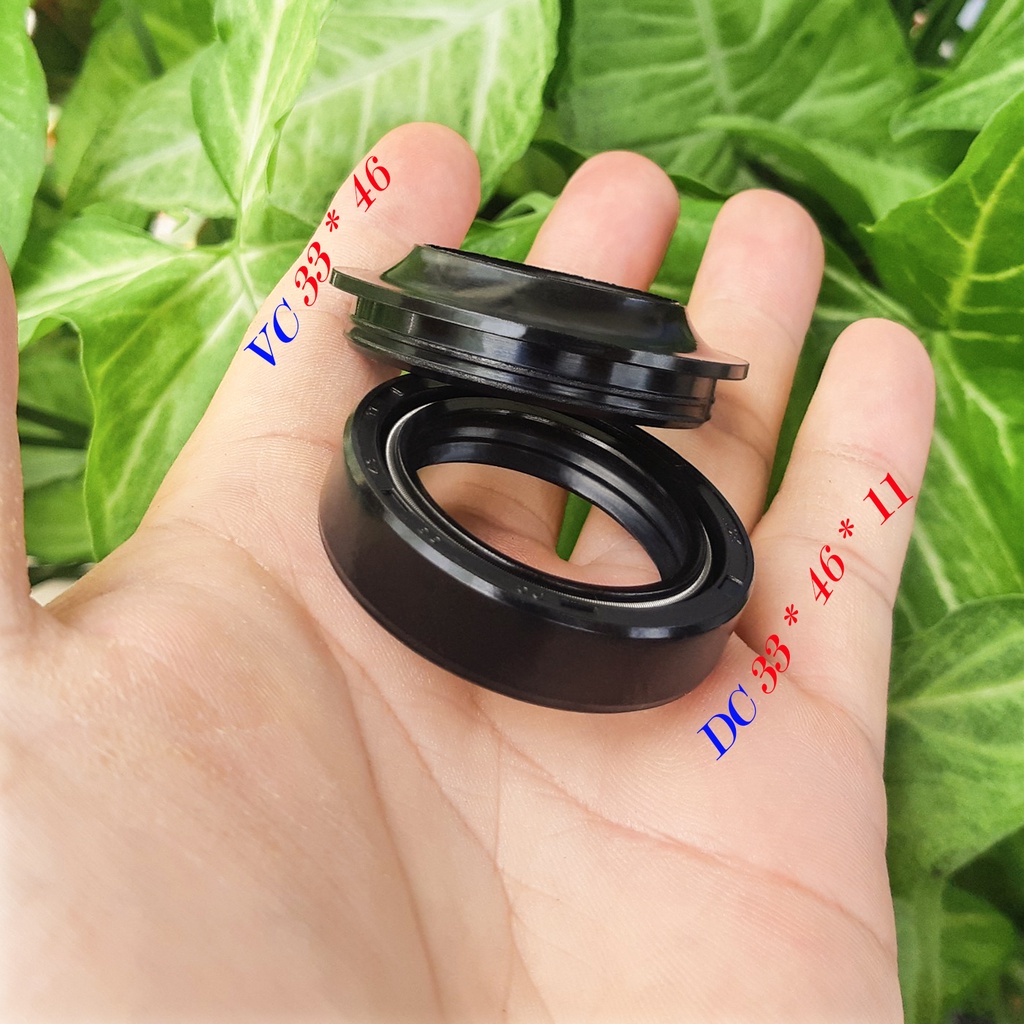 Phốt chụp bụi VC 33*46 cho phuộc trước cho Honda SH VN, Attila,...phụ tùng xe máy loại vòng đệm cao su | KND Shops