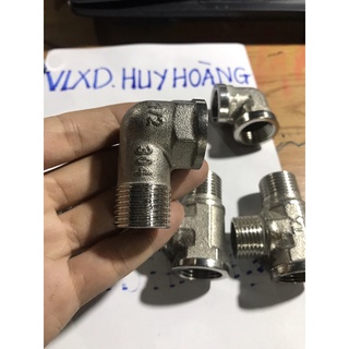 Tê cầu,Tê ren co ren phi 21 inox