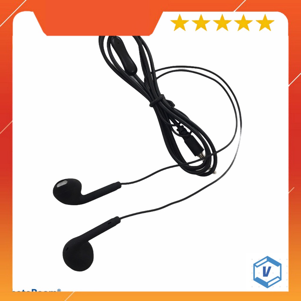 Tai nghe nhét tai có dây giắc cắm 3.5mm tích hợp micro chất lượng cao dành cho Android & iOS