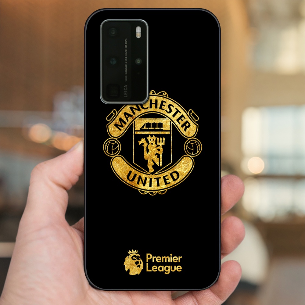 Ốp lưng Huawei P40 Pro viền đen in hình MU Manchester United