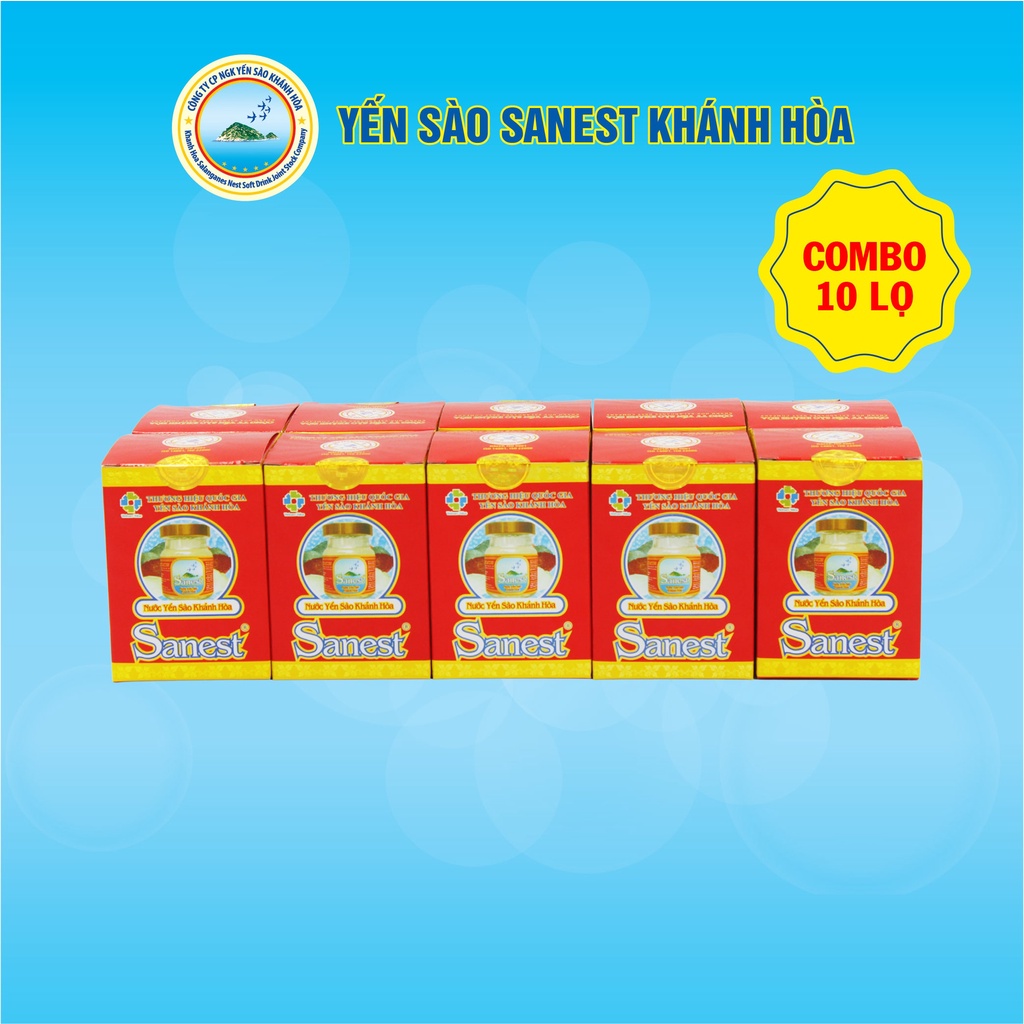 Nước Yến sào Khánh Hòa Sanest đóng lọ 70ml