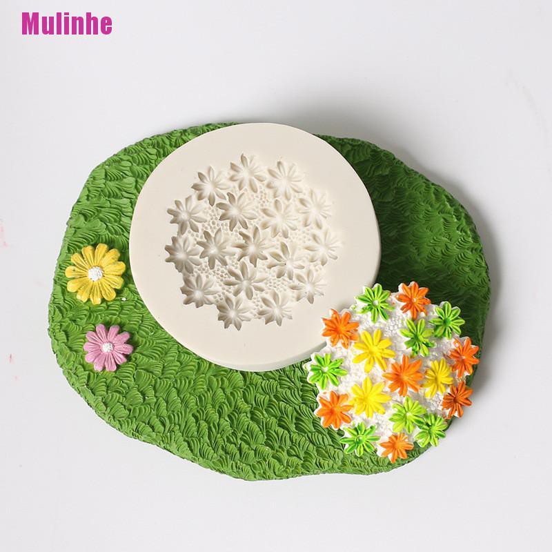 Khuôn Silicone Tạo Hình Hoa 3D Trang Trí Bánh