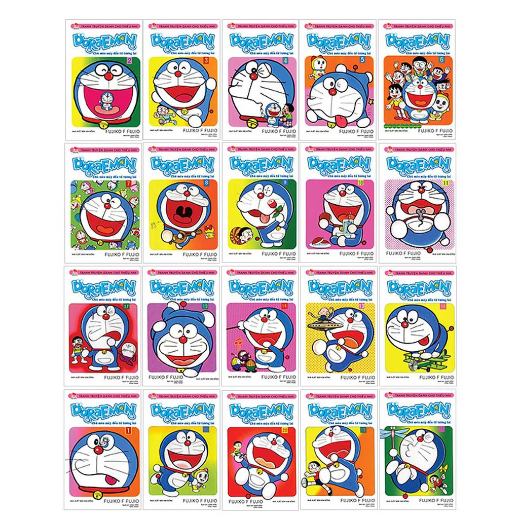 Truyện tranh - Bộ 45 tập truyện: Doraemon ngắn - chú mèo máy đến từ tương lai