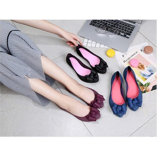 ORDER - Giày búp bê nữ nhựa dẻo đi mưa thời trang