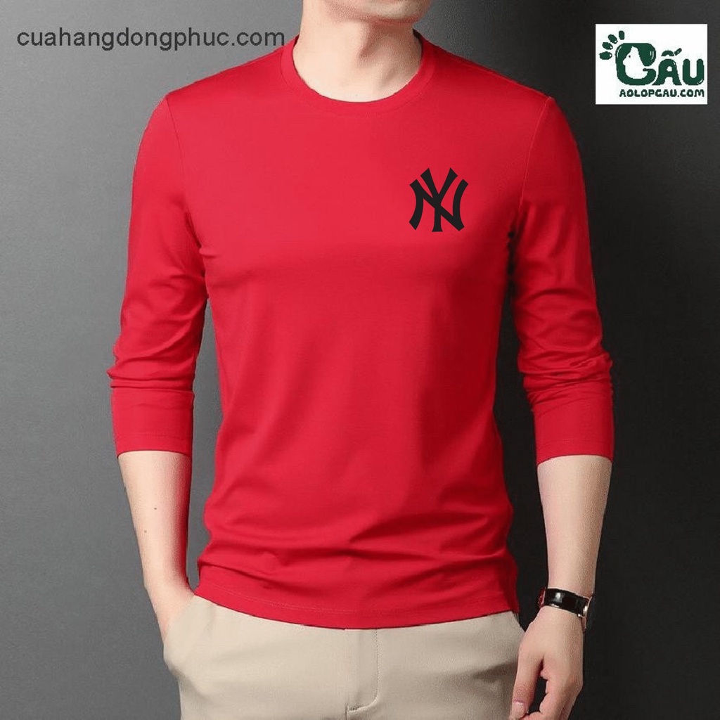 Áo thun tay dài Men194 vải coton dày dặn, mềm mịn, co dãn - form regular - TD NY