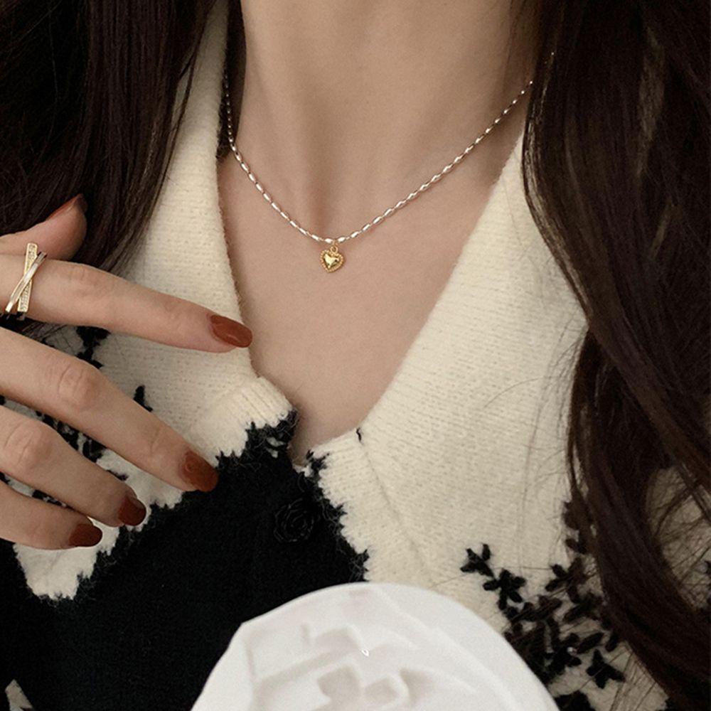 ANEMONE Vòng cổ Mặt Tròn Thiết Kế Sáng Tạo Cho Nữ