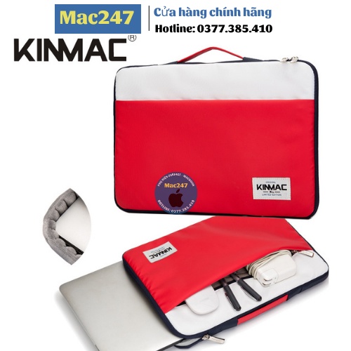 [Chính Hãng] Túi chống sốc macbook/surface/laptop KINMAC chống va đập-chống nước-Màu đỏ/hồng/xanh đậm/xanh nhạt