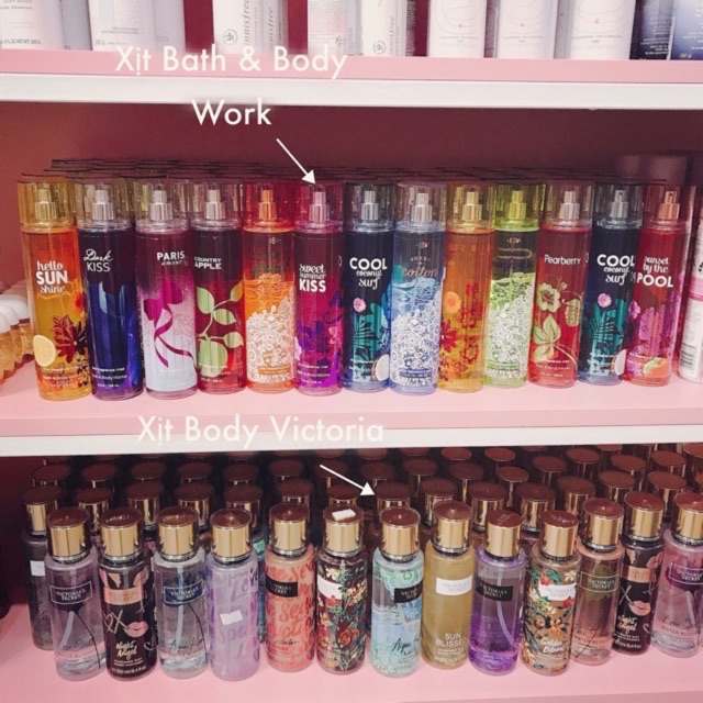 Xịt body các loại