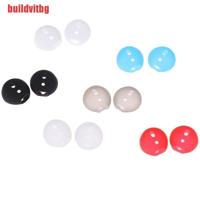 {buildvitbg}2pcs Earphone Replacement Earplug Protector Silicone Earbuds Cover Ear pads Case GVQ