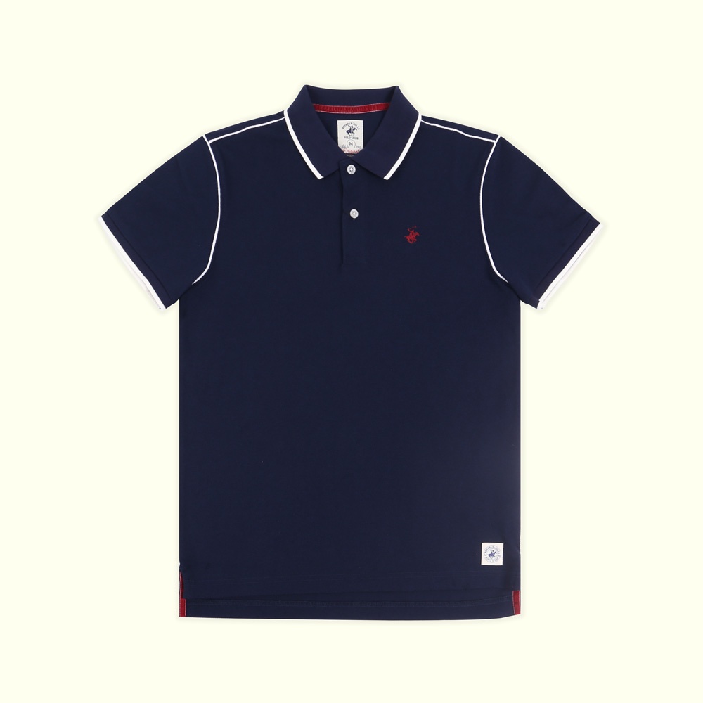 Áo polo Ngắn tay Nam  Beverly Hills Polo Club Regularfit Navy NV- PMRSS20TL046