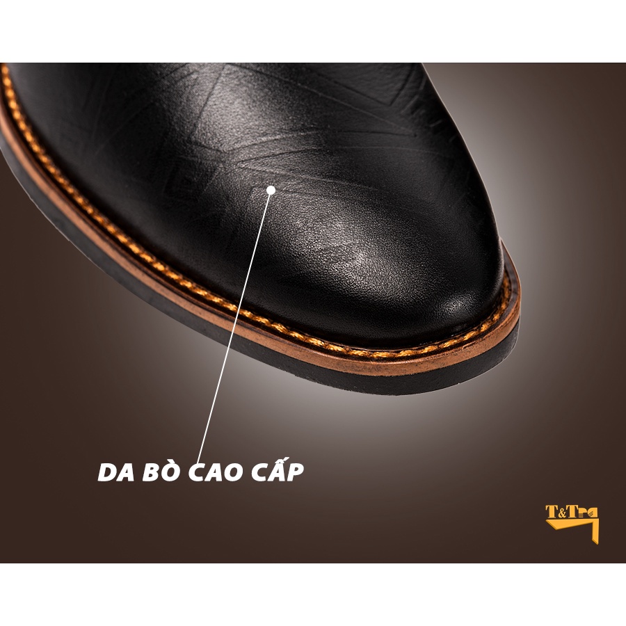 [ 6CM ] Giày Cao Nam T&amp;TRA T52Đ