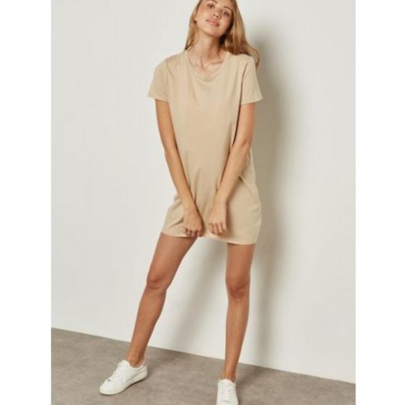 [FREESHIP - ẢNH CHÍNH CHỦ] Đầm thun suông trơn tay ngắn f21 160 | BigBuy360 - bigbuy360.vn