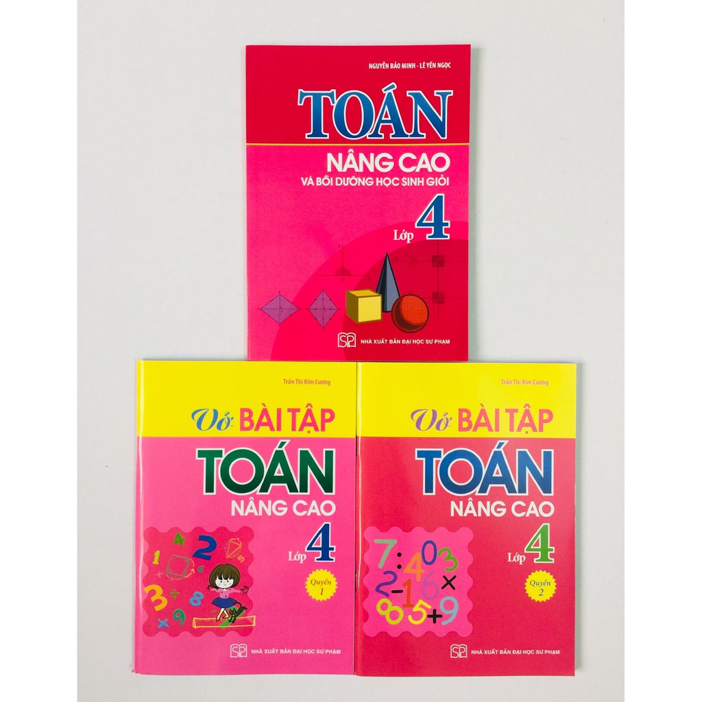 Sách - Combo Toán Nâng Cao và Bồi Dưỡng Học Sinh Giỏi Lớp 4 - Vở Bài Tập Toán Nâng Cao Lớp 4