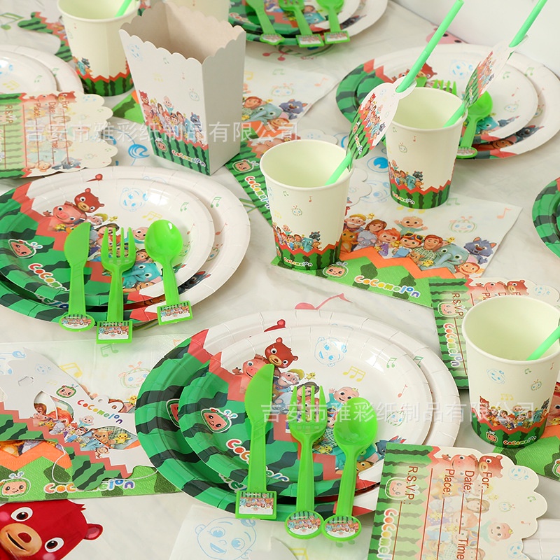 Bong Bóng Latex Chủ Đề Hoạt Hình Trang Trí Bánh Kem Sinh Nhật Cho Bé