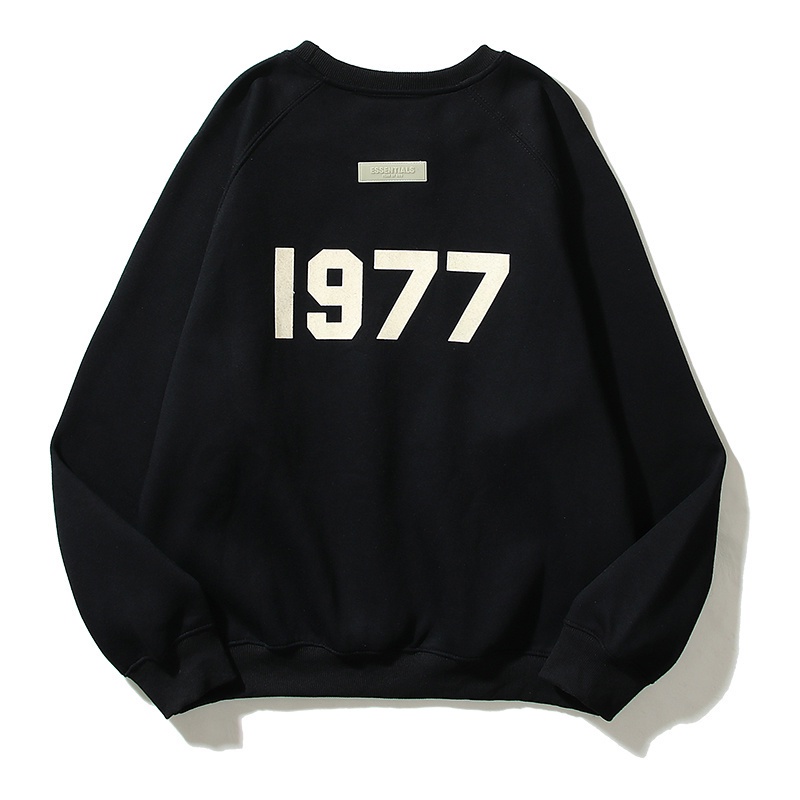 Hàng Bán Chạy Áo Thun Thể Thao Cotton Plus Size Tay Dài In Chữ Essentials 1977 Phản Quang Cho Nam Và Nữ