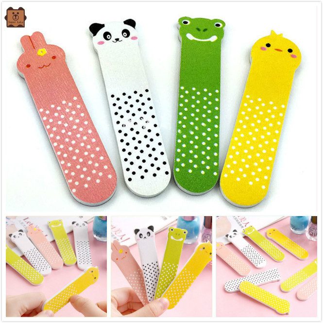 Dụng Cụ Đánh Bóng Móng Tay Mini Kiểu Dáng Động Vật Dễ Thương