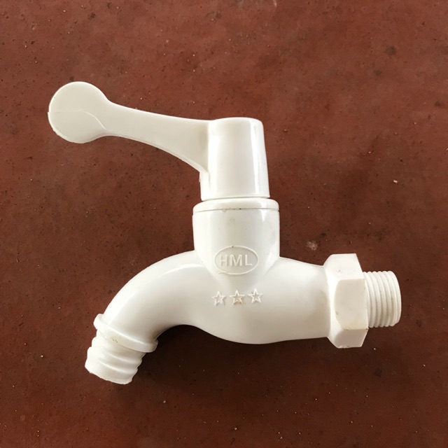 Vòi nước nhựa made in Việt Nam phi 27