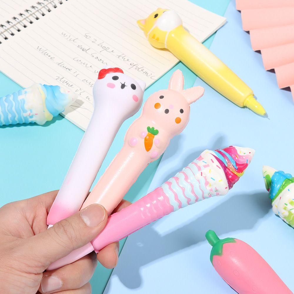 Bút Bi Mực Đen Ngòi 0.5mm Chất Lượng Cao Thiết Kế Hoạt Hình Đáng Yêu